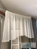 PRZEPIĘKNA FIRANKA WOAL KREM 145X400 GIPIURA