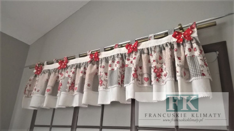 LAMBREKIN SZELKI KOKARDA PROWANSJA RETRO NATURA KROPKI KORONKA SHABBY LAMBREKIN SZELKI KOKARDA PROWANSJA RETRO NATURA KROPKI KORONKA SHABBY
