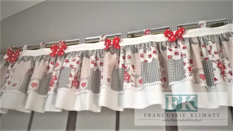 LAMBREKIN SZELKI KOKARDA PROWANSJA RETRO NATURA KROPKI KORONKA SHABBY LAMBREKIN SZELKI KOKARDA PROWANSJA RETRO NATURA KROPKI KORONKA SHABBY