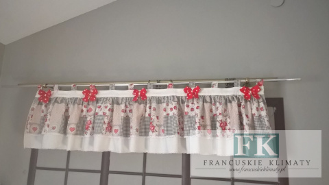 LAMBREKIN SZELKI KOKARDA PROWANSJA RETRO NATURA KROPKI KORONKA SHABBY LAMBREKIN SZELKI KOKARDA PROWANSJA RETRO NATURA KROPKI KORONKA SHABBY