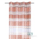 ZASŁONA 140X250 BEŻOWE KWIATY STYL RETRO VINTAGE