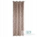 ZASŁONY BRĄZOWE ORNAMENTY 140X250 STYL FRANCUSKI VINATGE RETRO