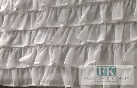 LAMBREKIN , ZAZDROSTKA FALBANY , BATYST , ETAMINA W STYLU PROWENSALSKIM , FRANCUSKIM , SHABBY