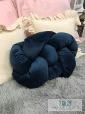 PODUSZKA SUPEŁ velvet PLUSZ PRECEL KNOT PILLOW