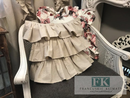 POSZEWKA 3 FALBANY 40X40 STYL FRANCUSKI VINTAGRE RETRO