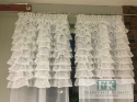 PROWANSJA FIRANA BOK FALBANY retro vintage WOAL 140/250 CM