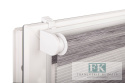 ROLETA 57/140 D/N na okno DZIEŃ i NOC CLICK szybki BEZINWAZYJNY montaż SZARY MELANŻ