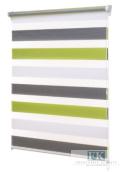 ROLETA 75X160 D/N ZIELONY na okno ZEBRA 3 kolory TRICOLOR ROLETA 75X160 D/N ZIELONY na okno ZEBRA 3 kolory TRICOLOR