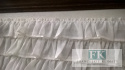 ZAZDROSTKA 100/45 LAMBREKIN 5 FALBAN BATYST , PROWANSJA SHABBY CHIC VINTAGE , RETRO