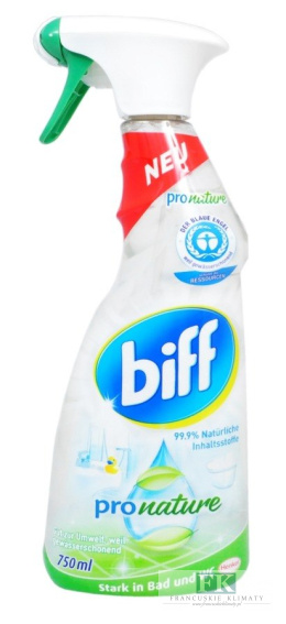 BIFF PRONATURE ORYGINALNY NIEMIECKI SPRAY DO CZYSZCZENIA ŁAZIENEK 750 ML