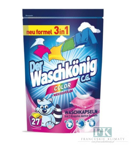 DER WASCHONIG 27 PRAŃ KOLOR COLOR KAPSUŁKI DO PRANIA TKANIN ORYGINALNA CHEMIA NIEMIECKA