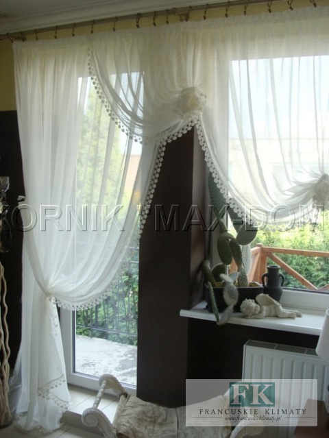 FIRANA GABRIELLA firany BALKONOWE kresz GIPIURA biel ,ecru FIRANA GABRIELLA firany BALKONOWE kresz GIPIURA biel ,ecru
