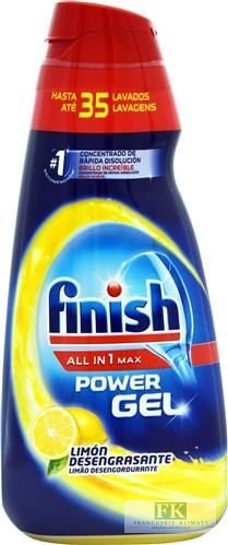 FINISH POWER GEL 700ML ALL IN MAX ONE ŻEL DO ZMYWARKI 35 MYĆ LEMON