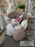 PODUSZKA GŁOWA 50 CM KRÓLIK ZAJĄC HANDMADE PODUSZKA GŁOWA 50 CM KRÓLIK ZAJĄC HANDMADE