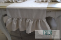 PRZEPIĘKNY BIEŻNIK FALBANY 45 x 170 STYL FRANCUSKI VINTAGE PROWENSALSKI