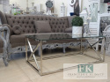STAL + SZKŁO STOLIK KAWOWY SZER. 120 CM W STYLU GLAMOUR , HAMPTON STAL + SZKŁO STOLIK KAWOWY SZER. 120 CM W STYLU GLAMOUR , HAMPTON