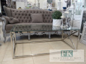 STAL + SZKŁO STOLIK KAWOWY SZER. 120 CM W STYLU GLAMOUR , HAMPTON STAL + SZKŁO STOLIK KAWOWY SZER. 120 CM W STYLU GLAMOUR , HAMPTON