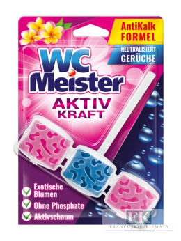 WC MEISTER AKTIV KRAFT 45 G - ZAWIESZKA DO TOALETY WC ZAPACH: KWIATOWY