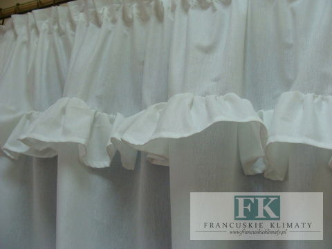 KPL PROWANSJA ROLETKA , BOK FALBANA BAWEŁNA , SHABBY CHIC, VINTAGE