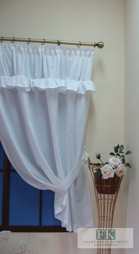 KPL PROWANSJA ROLETKA , BOK FALBANA BAWEŁNA , SHABBY CHIC, VINTAGE