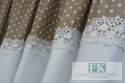 KPL .ZASŁON 2 SZT 140/160 BAWEŁNA PROWANSJA , SHABBY CHIC , RTETRO , VINTAGE
