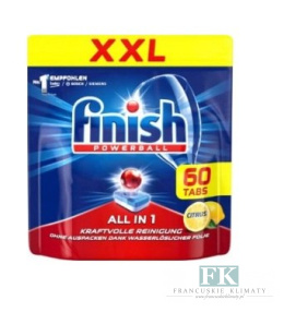 FINISH TABLETKI ALL IN ONE 60 + 3 DO ZMYWARKI ORYGINALNA CHEMIA NIEMIECKA