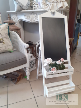 TABLICA - KWIETNIK regał DREWNO shabby , prowansja vintage