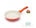 PATELNIA TOSCANA 20 CM POMARAŃCZOWA Z POWŁOKĄ CERAMICZNA 20 CM PATELNIA TOSCANA 20 CM POMARAŃCZOWA Z POWŁOKĄ CERAMICZNA 20 CM