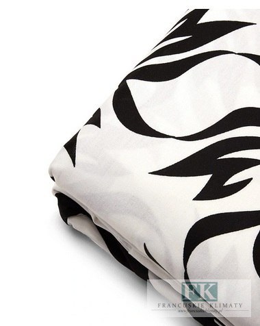 POŚCIEL BIEL-CZERŃ 160X200 100% BAWEŁNA SATYNOWA