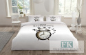 POŚCIEL BUDZIK 160X200 100% BAWEŁNA POŚCIEL HOLENDERSKA