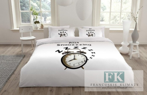 POŚCIEL BUDZIK 160X200 100% BAWEŁNA POŚCIEL HOLENDERSKA