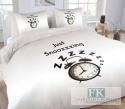 POŚCIEL BUDZIK 160X200 100% BAWEŁNA POŚCIEL HOLENDERSKA