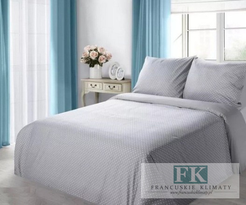POŚCIEL GROSZKI 160X200 100% BAWEŁNA SATYNOWA