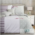 POŚCIEL KOKARDKI 220X200 100% BAWEŁNA SATYNOWA