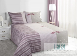 POŚCIEL KOKARDKI 220X200 100% BAWEŁNA SATYNOWA