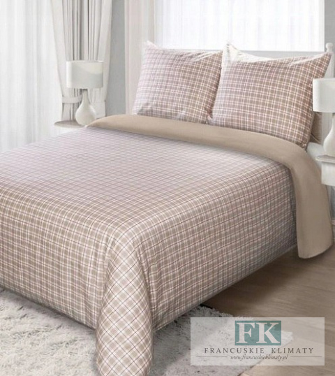 POŚCIEL KRATA 220x200 100% BAWEŁNA SATYNOWA