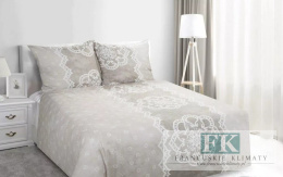 POŚCIEL ORNAMENT 160X200 100% BAWEŁNA SATYNOWA