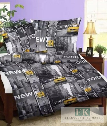 POŚCIEL TAXI 160X200 BAWEŁNA 100%