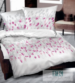 POŚCIEL TULIPANY 160X200 100% BAWEŁNA
