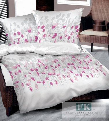 POŚCIEL TULIPANY 160X200 100% BAWEŁNA