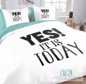 POŚCIEL YES IT IS TODAY 160x200 100% BAWEŁNA POŚCIEL HOLENDERSKA