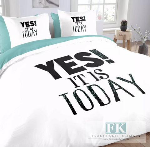 POŚCIEL YES IT IS TODAY 160x200 100% BAWEŁNA POŚCIEL HOLENDERSKA