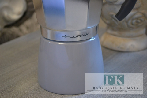 KAWIARKA ZAPARZACZ SILVER&LIGHT GRAY DO ESPRESSO NA 6 FILIŻANEK KAWIARKA ZAPARZACZ SILVER&LIGHT GRAY DO ESPRESSO NA 6 FILIŻANEK