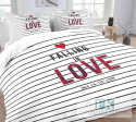 POŚCIEL 160X200 LOVE 100 % BAWEŁNA POŚCIEL HOLENDERSKA