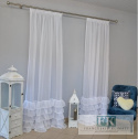 FIRANA/BOK 5 FALBAN BATYST ETAMINA 140X250 PROWANSJA FRANCJA