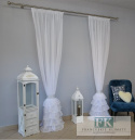 FIRANA/BOK 5 FALBAN BATYST CYRKONIE 140X250 PROWANSJA FRANCJA