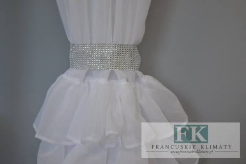 FIRANA/BOK 5 FALBAN BATYST CYRKONIE 140X250 PROWANSJA FRANCJA