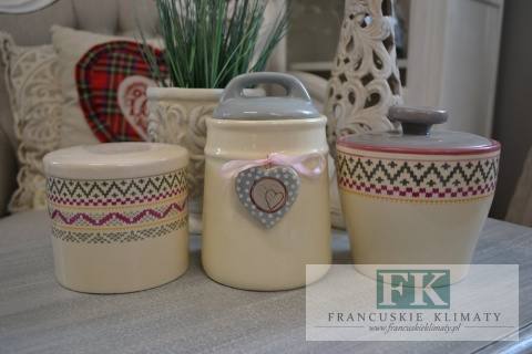 POJEMNIK CERAMICZNY 11 CM KOLEKCJA SKANDYNAWSKA