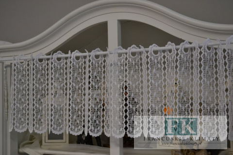 ZAZDROSTKA GIPIUROWA 30 CM WITRAŻ GIPIURA BIEL