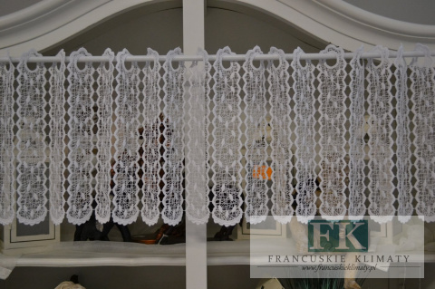 ZAZDROSTKA GIPIUROWA 30 CM WITRAŻ GIPIURA BIEL